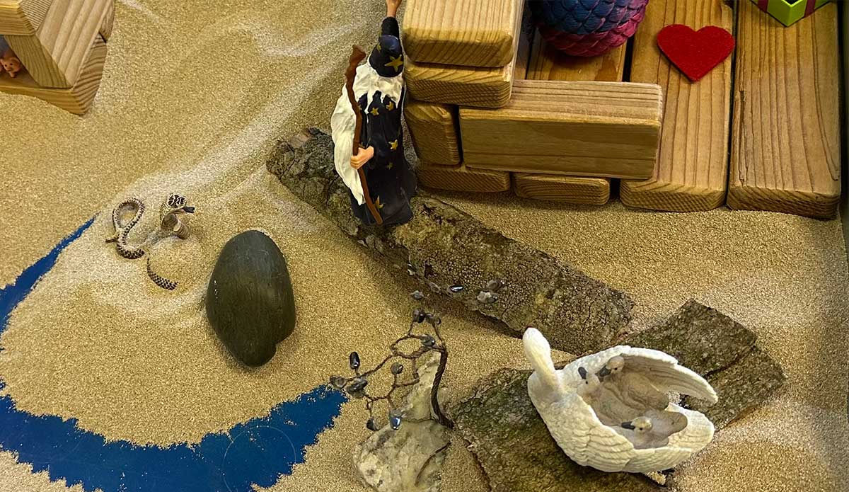 Therapeutisches Sandspiel